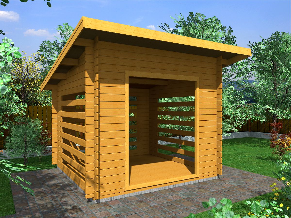 Dřevníky pro palivové dřevo - Dřevník Standard 250x250 28 mm