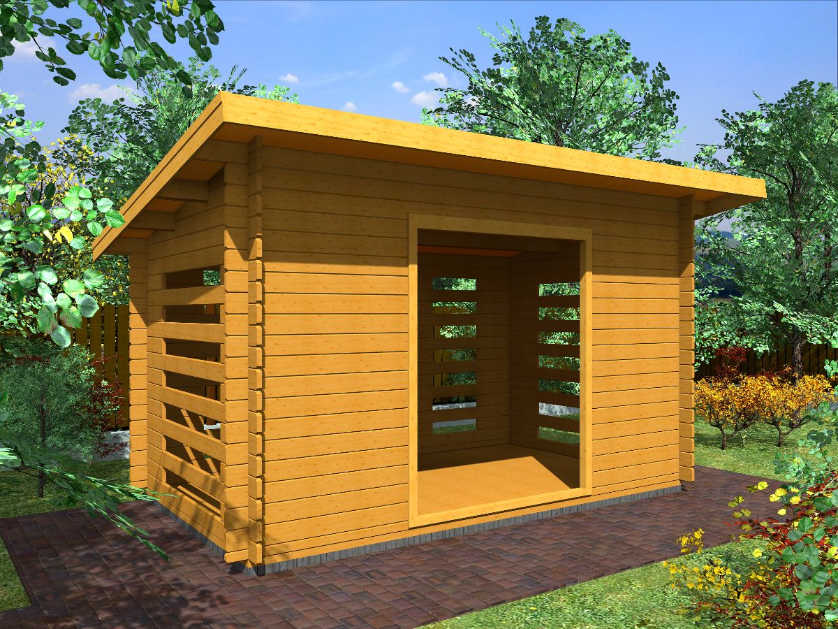 Dřevníky pro palivové dřevo - Dřevník Standard 350x200 28 mm