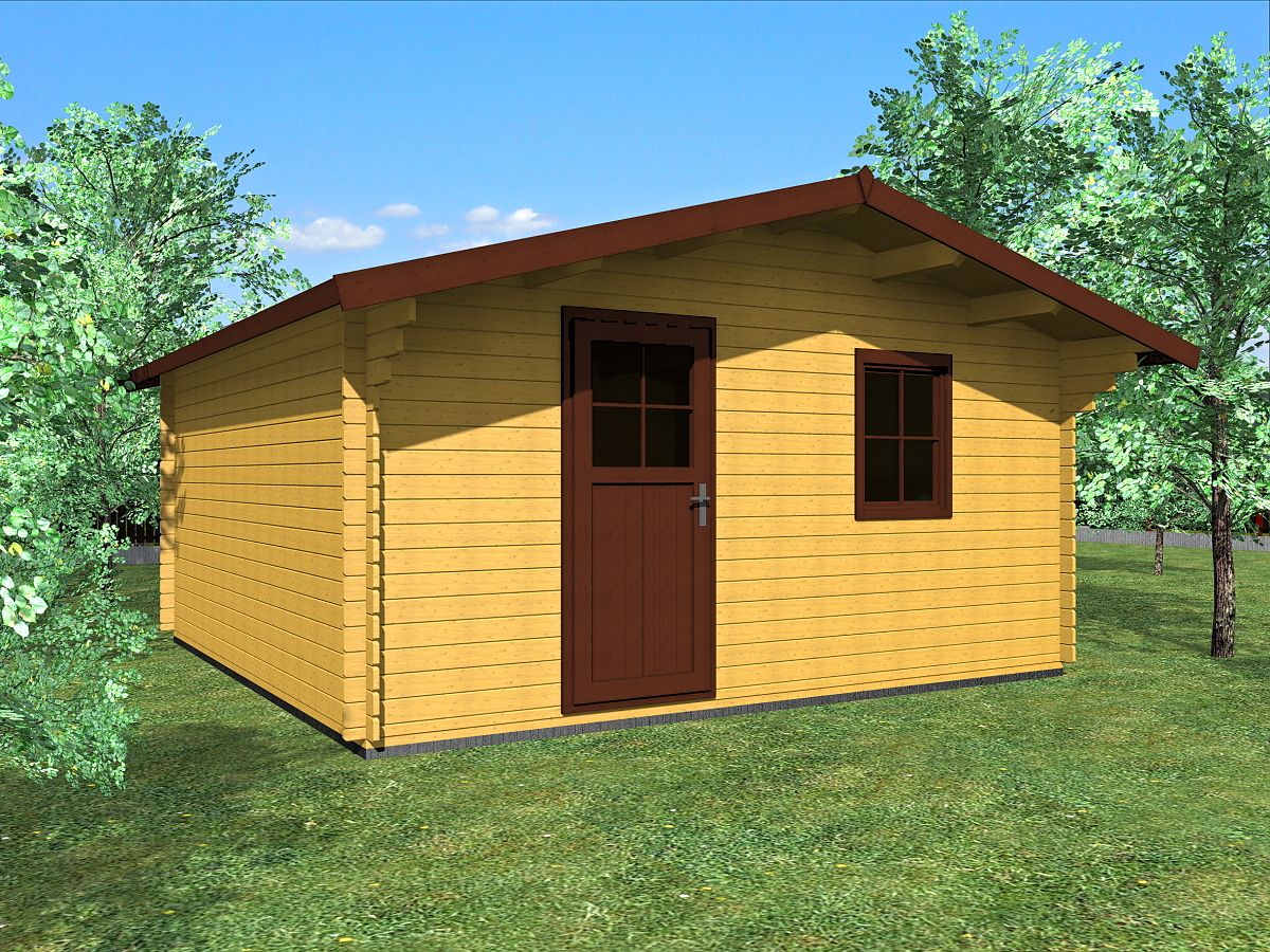 Zahradní domky a chatky - Laura 450x400 33 mm