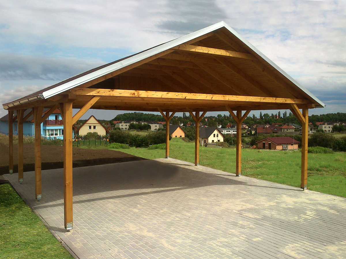 Přístřešky na auto - Garážové stání Sedlo 600x600